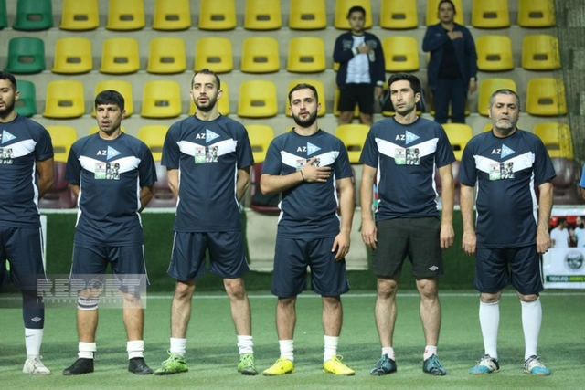 Şəhid jurnalistlərin xatirəsinə həsr olunmuş ikinci futbol turniri start götürüb - FOTO/VİDEO