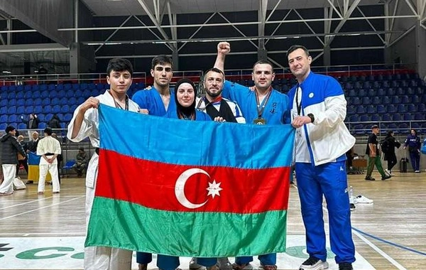 Азербайджанские спортсмены завоевали три золотые медали на чемпионате Европы по кудо в Литве - ФОТО