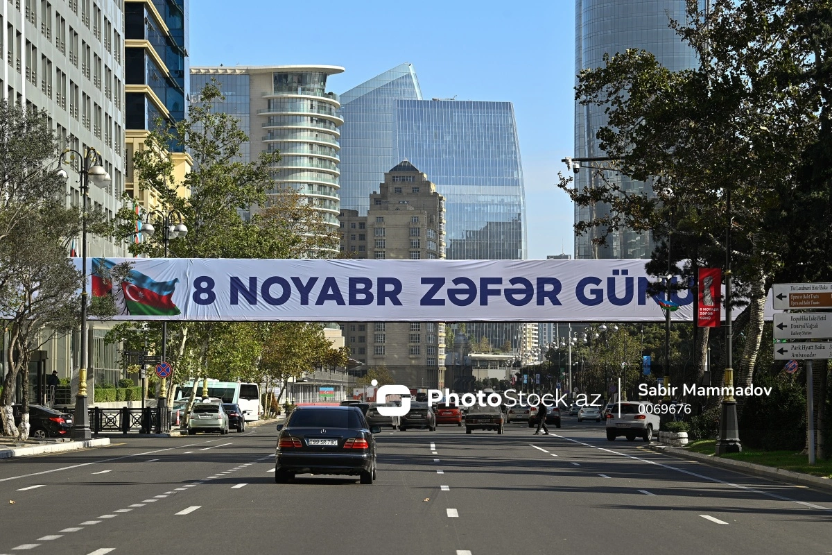 Bakı Zəfər Gününə hazırdır - FOTOREPORTAJ