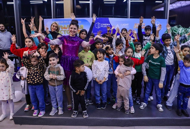 В CinemaPlus в Bakıxanov Mall прошел праздник для детей - ФОТО