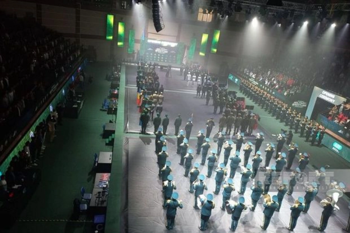 В Баку прошла церемония открытия чемпионата мира по борьбе среди военнослужащих - ФОТО/ВИДЕО