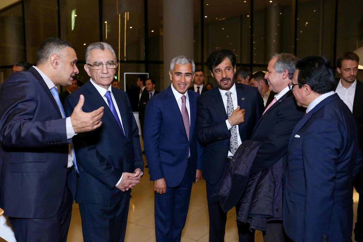 Heydər Əliyev Mərkəzində FIA Həftəsi qonaqlarının qarşılanma tədbiri təşkil olunub - FOTO/VİDEO