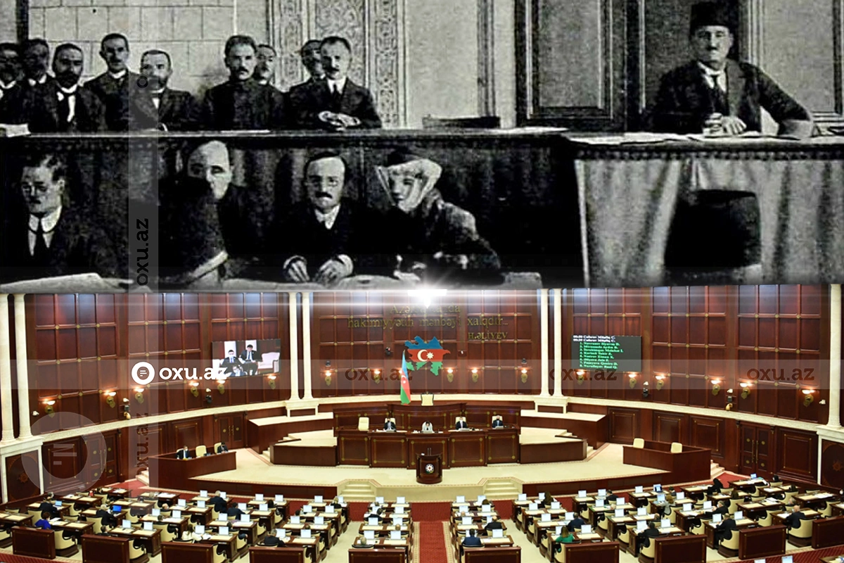 Müsəlman şərqində ilk parlamentin açılışından 105 il ötür - FOTO