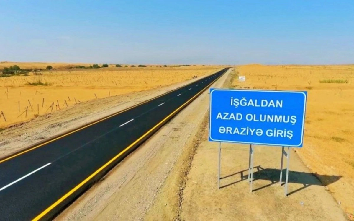 AAYDA-dan işğaldan azad edilmiş ərazilərdə yenidən qurulmuş yollar barədə AÇIQLAMA