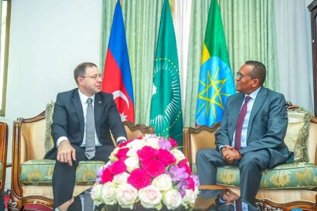 Приняты верительные грамоты посла Азербайджана в Эфиопии - ФОТО