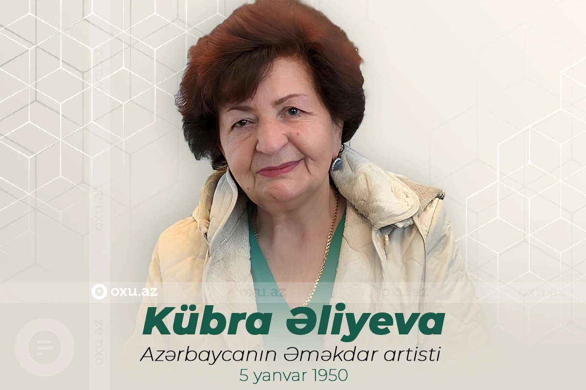 Əməkdar artist Kübra Əliyevanın doğum günüdür