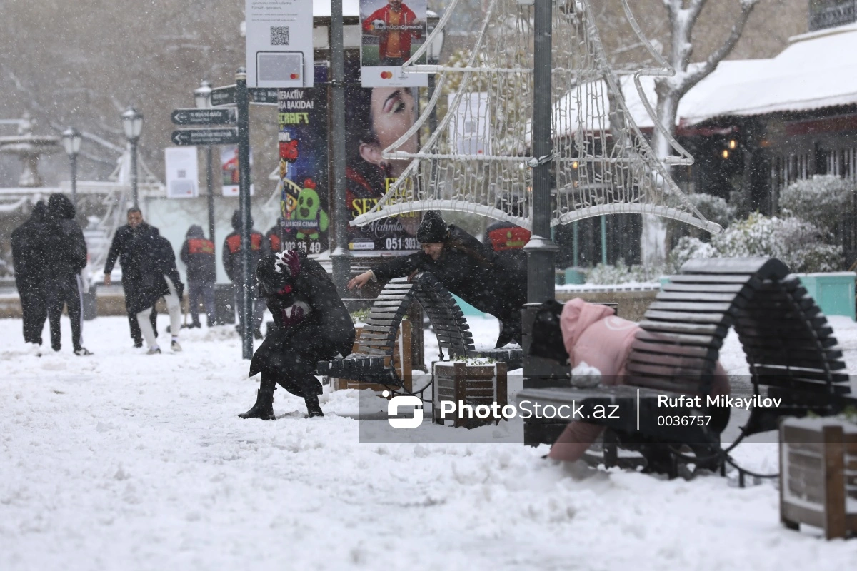 Bakıya qar yağacaq, temperatur 5-8 dərəcə enəcək - XƏBƏRDARLIQ + VİDEO