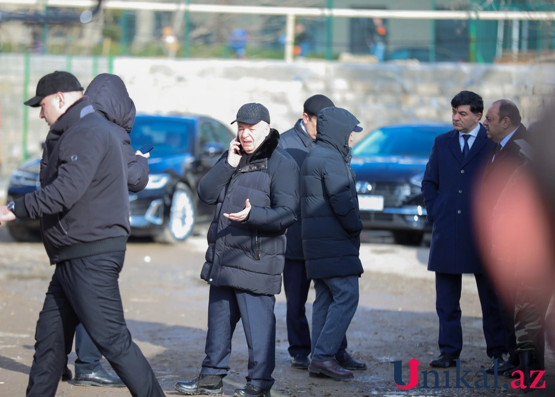 Etibar Mirzəyev və baş prokurorun müavini yenidən partlayış olan ərazidə - YENİLƏNİB + FOTO