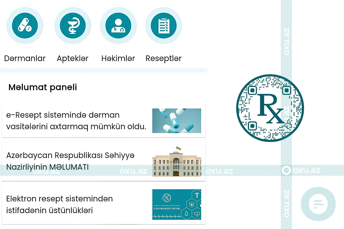 “Elektron resept vətəndaşların tibbi məlumatlarına əlçatanlığını təmin edəcək” - YENİLƏNİB + VİDEO