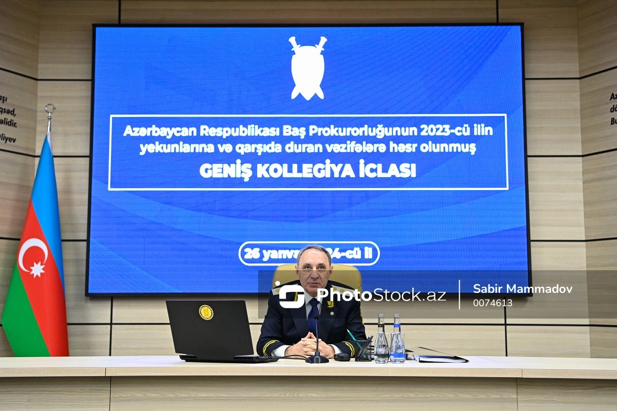 Kamran Əliyev: “Azərbaycanda 2023-cü ildə böyük ictimai təhlükə törətməyən cinayətlər artıb” - FOTO