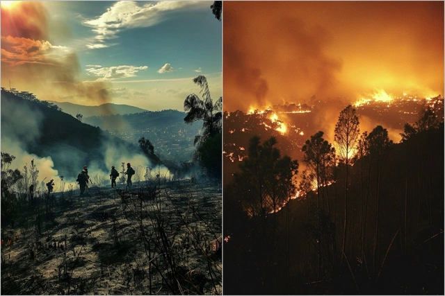 Колумбия объявила ЧС и запросила международную помощь в связи с лесными пожарами - ФОТО