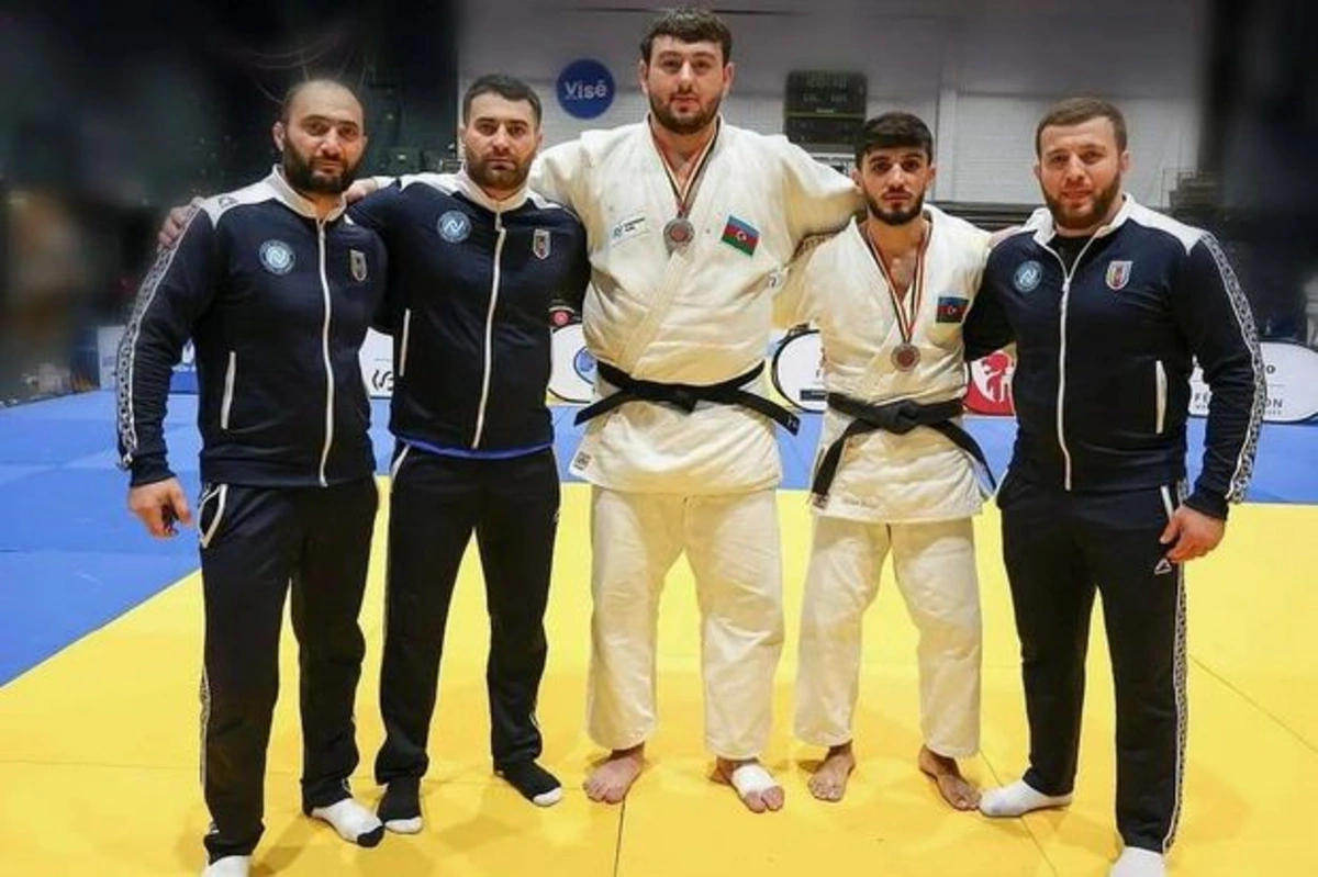Азербайджанские дзюдоисты завоевали четыре медали в Бельгии - ФОТО