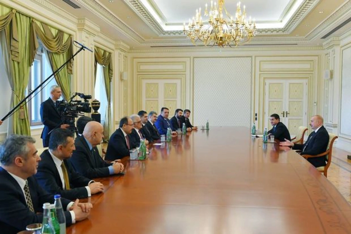 Ильхам Алиев принял делегацию в составе членов Великого национального собрания Турции - ОБНОВЛЕНО + ФОТО/ВИДЕО
