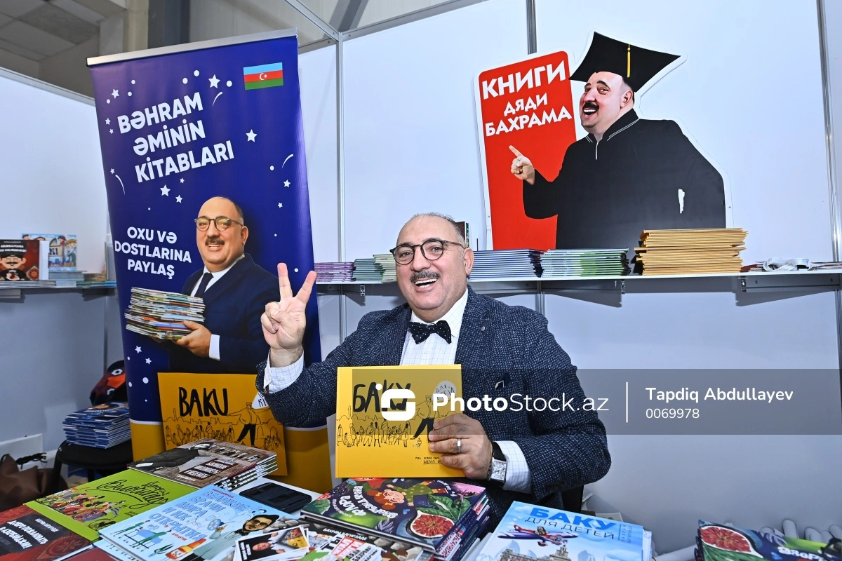 Bəhram Bağırzadənin kitabları Çexiyada satışa çıxarılıb - FOTO