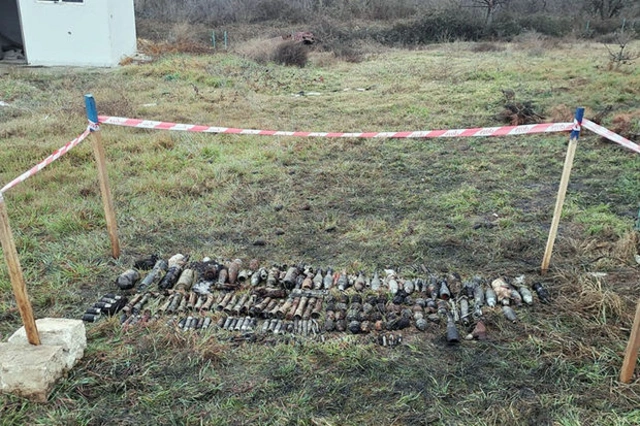 На территории Агдамского района обнаружены неразорвавшиеся боеприпасы - ВИДЕО