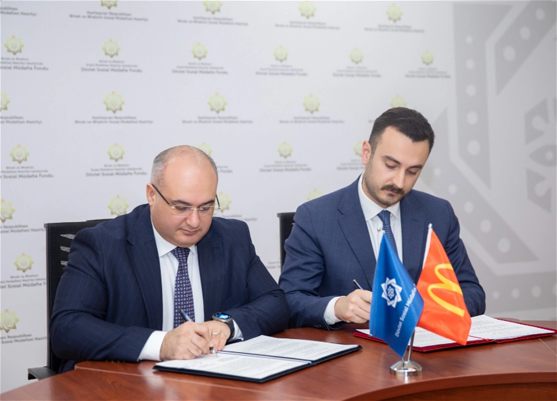 DSMF və “McDonald’s Azərbaycan” arasında əməkdaşlığa dair memorandum imzalanıb - FOTO