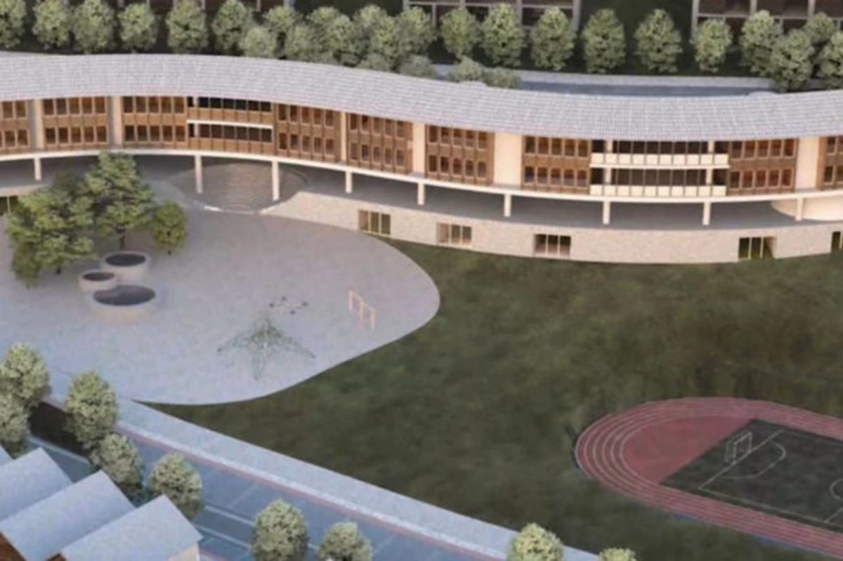 В Кельбаджаре строится новая школа - ВИДЕО