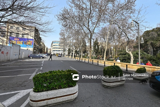 Bakıda Xaqani bağının ətrafında nəqliyyatın hərəkəti məhdudlaşdırılıb - YENİLƏNİB + FOTO/VİDEO