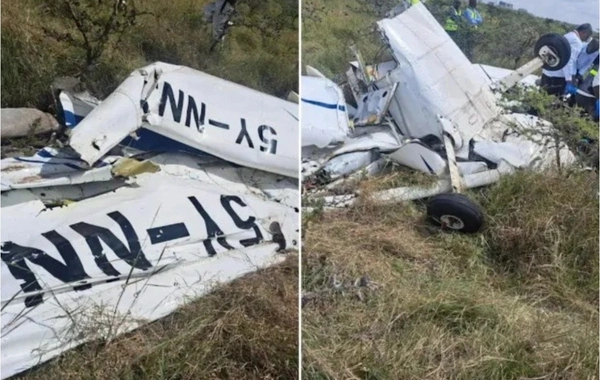 Keniyada sərnişinlərin olduğu iki təyyarə havada toqquşdu - FOTO