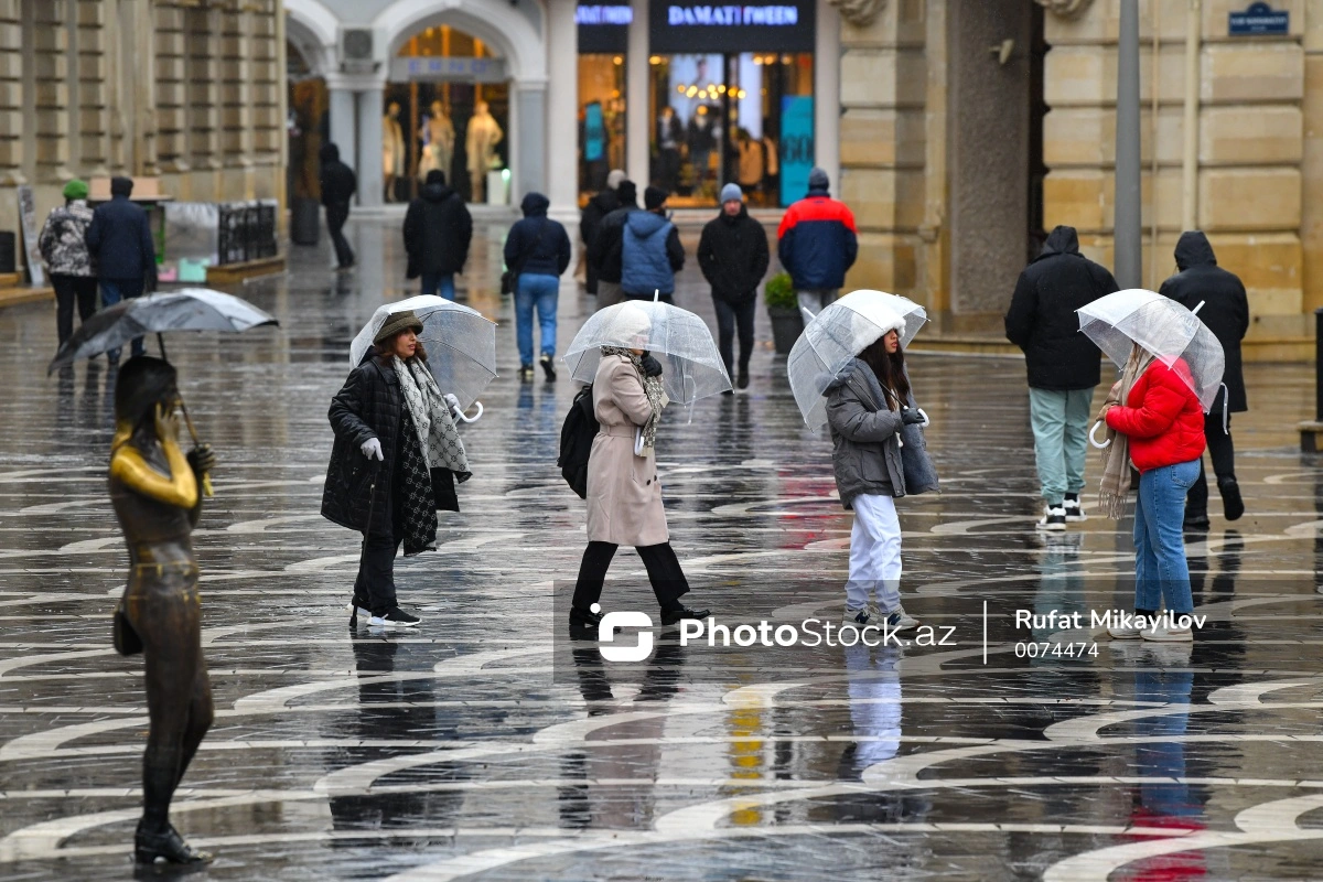 Bazar gününün hava proqnozu açıqlanıb