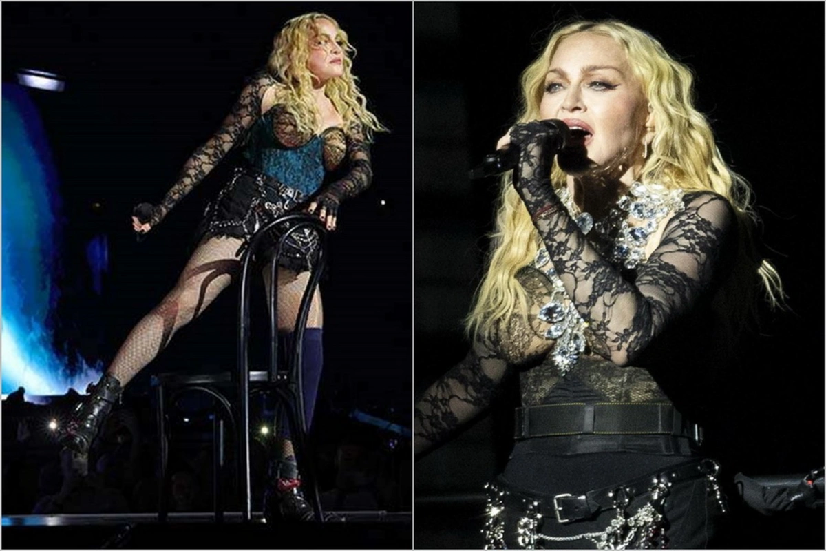 Madonna konsertində biabır oldu - FOTO/VİDEO