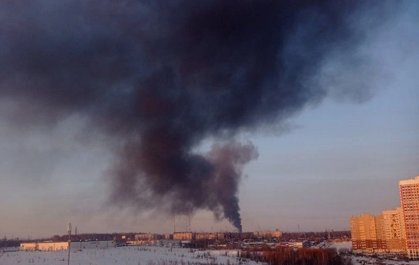 Ryazanda neft anbarına dronlarla hücum edildi: Yaralananlar var - VİDEO