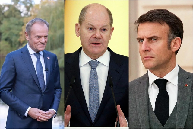СМИ: Макрон, Шольц и Туск проведут 15 марта встречу по Украине
