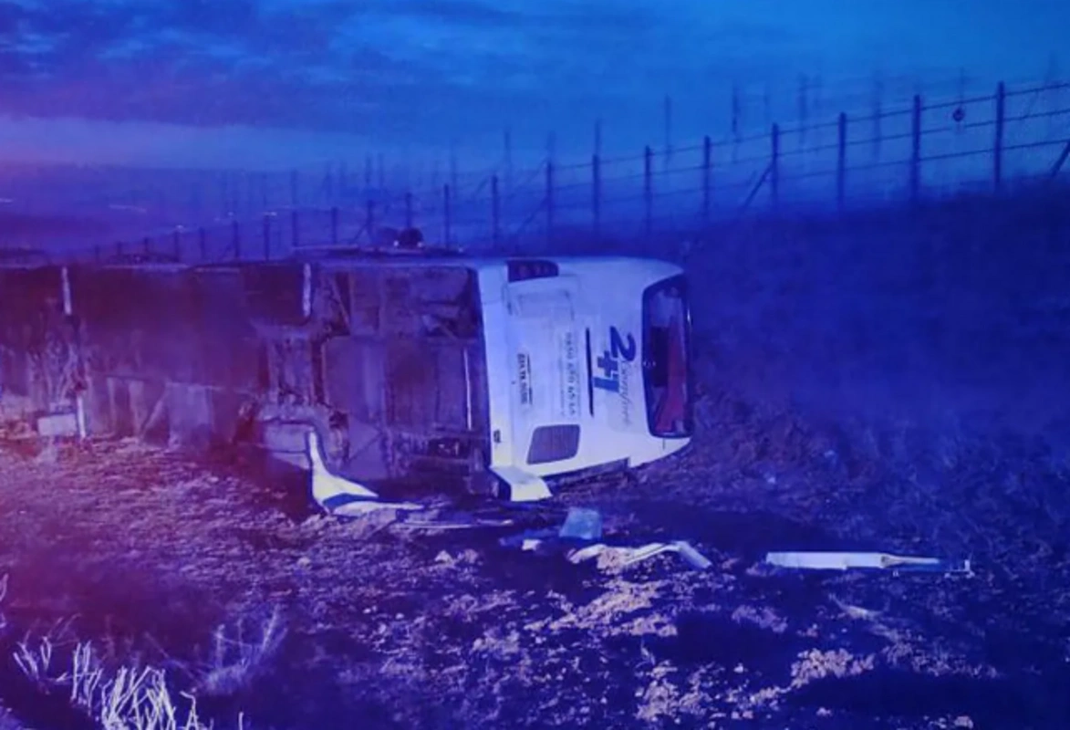Türkiyədə avtobus aşdı: Çox sayda yaralı var - FOTO