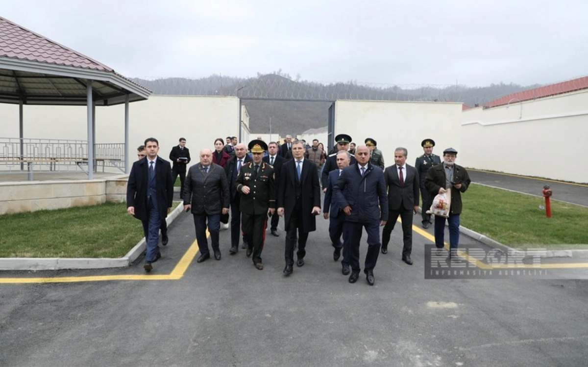 Lənkəranda istifadəyə verilmiş yeni penitensiar müəssisədə mediatur keçirilib - FOTOREPORTAJ