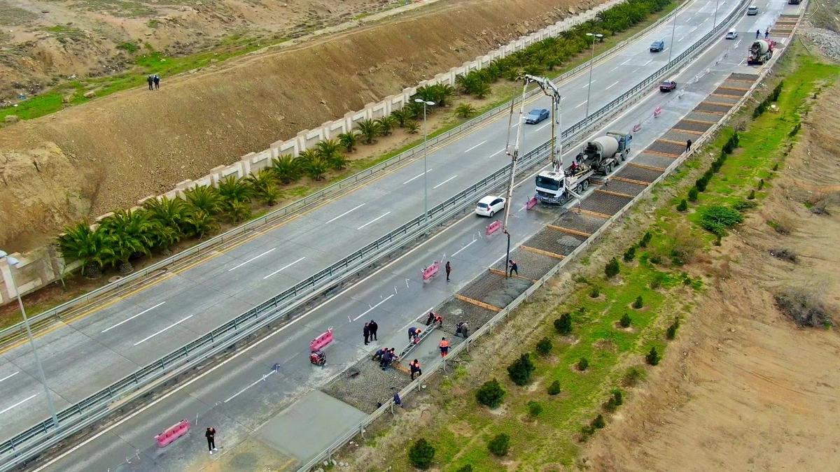 Sürücülərin nəzərinə: Zığ-Hava limanı avtomobil yolunda təmir-bərpa işləri aparılır - FOTO