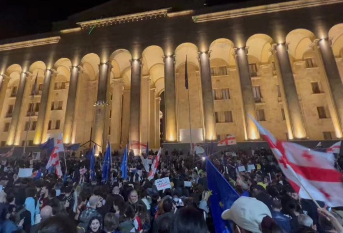 На митинге в Тбилиси полиция задержала 14 человек - ОБНОВЛЕНО + ФОТО/ВИДЕО