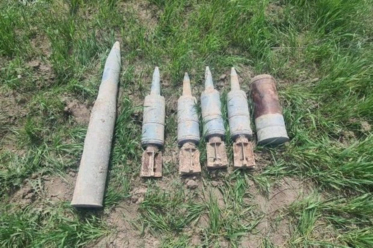 В Губадлы обнаружены артиллерийские снаряды - ВИДЕО