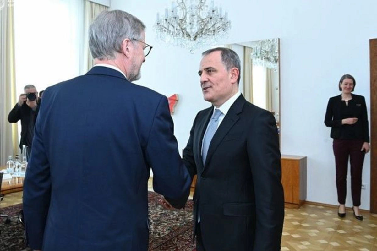 Джейхун Байрамов встретился с премьер-министром Чехии - ФОТО