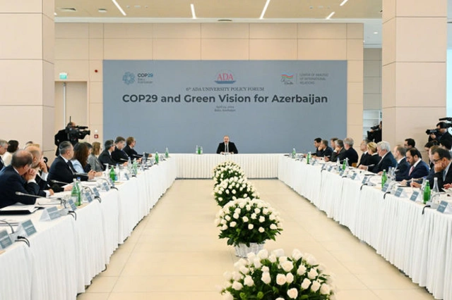 Президент: Наше председательство в COP29 - возможность внести собственный вклад в решение актуальных вопросов