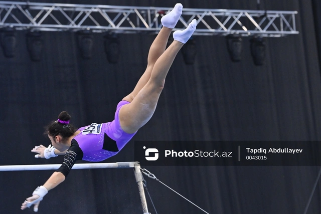 Azərbaycanın iki gimnastı Serbiyada beş medal qazanıb - FOTO
