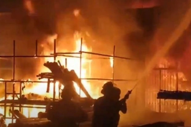 В Агдашском районе сгорел магазин стройматериалов - ВИДЕО