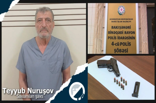 В Бинагадинском районе задержан гражданин, пытавшийся продать пистолет