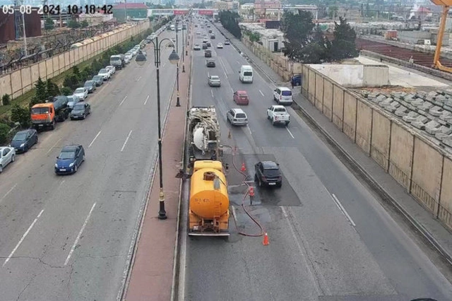 ЦИУТ обратился к водителям в связи с ремонтными работами в центре Баку
