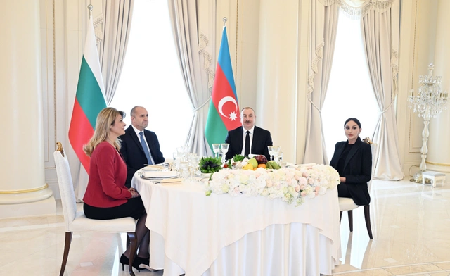 Azərbaycan Prezidentinin adından Slovakiya baş nazirinin şərəfinə rəsmi nahar verilib - FOTO