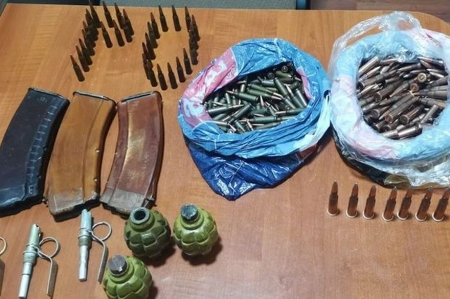 В Огузском районе обнаружены боеприпасы