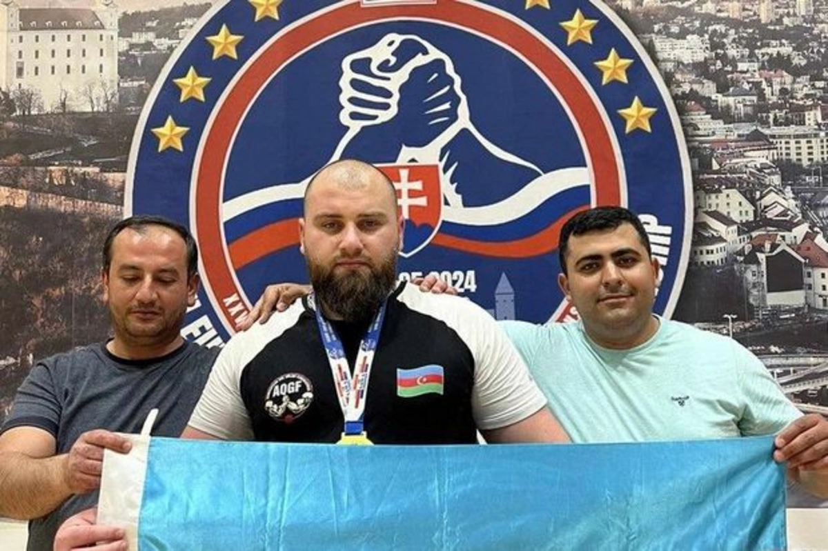Азербайджанский армрестлер стал чемпионом Европы - ФОТО