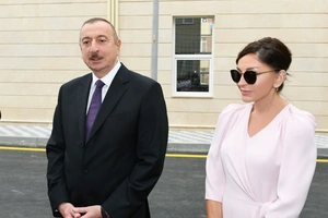 Ильхам Алиев и Мехрибан Алиева приняли участие в открытии мечети в Зангилане