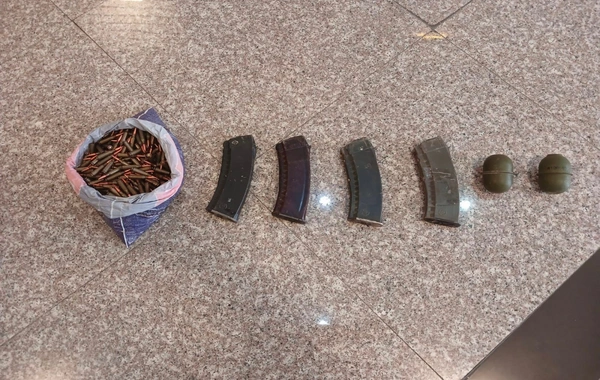 В Огузе обнаружены ручные гранаты и боеприпасы