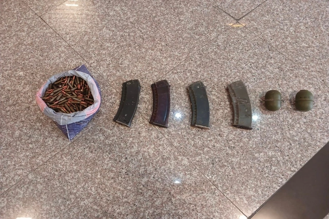 В Огузе обнаружены ручные гранаты и боеприпасы
