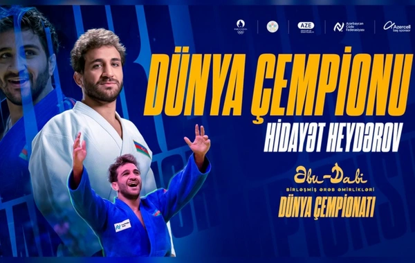 Azərbaycan cüdoçusu dünya çempionatının qalibi olub