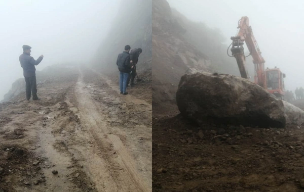 Lerikdə üç gündür bağlı qalan yol açılıb