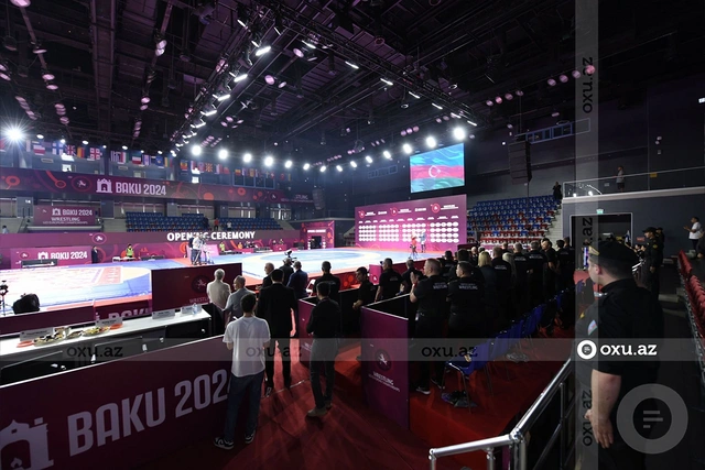 В Баку состоялась церемония открытия чемпионата Европы по борьбе
