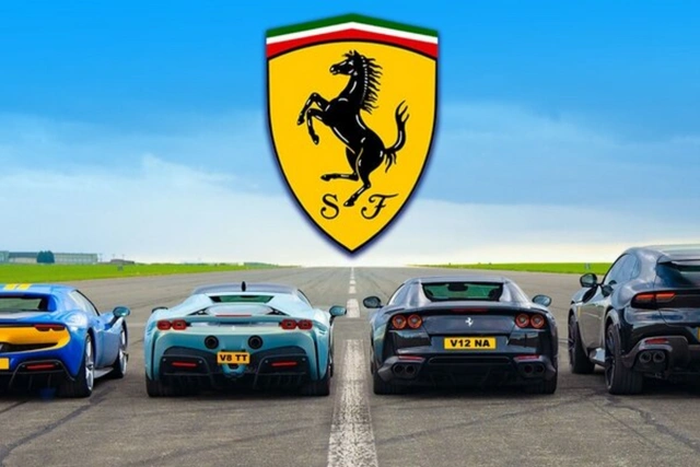 "Ferrari"lərin yarışı keçirildi: Saniyələr içində finişə çatdı - VİDEO