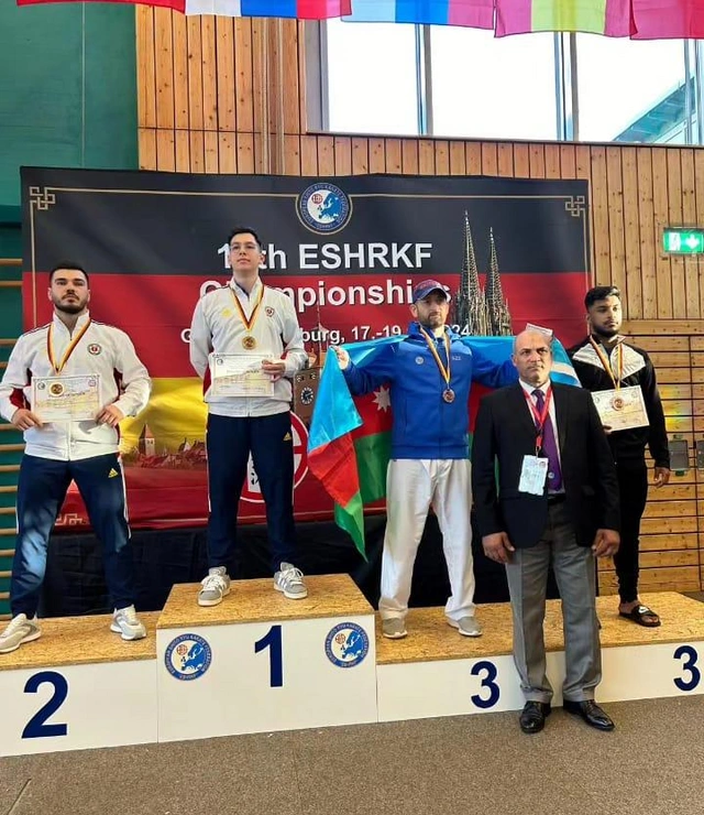 Азербайджанские каратисты завоевали 3 медали на чемпионате Европы