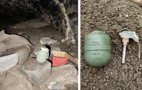 В Гедабее в тоннеле обнаружена граната